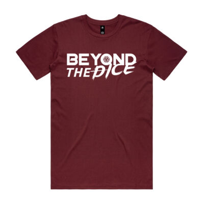 Beyond The Dice Logo White TxT-Shirt Thumbnail